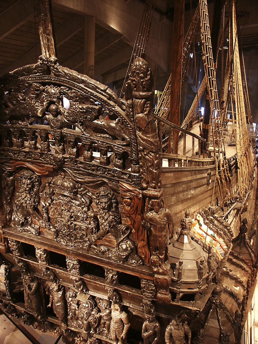 Het Vasaschip in het museum. Copyright Alexander Dokukin.jpg