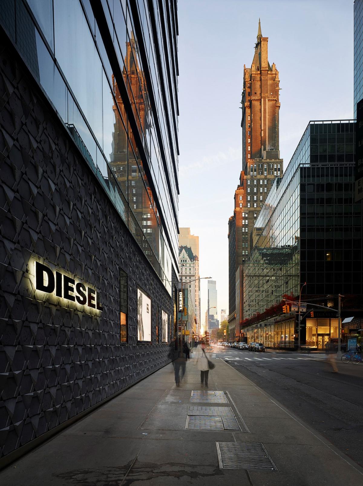 The new Diesel store on Madison Avenue in NYC