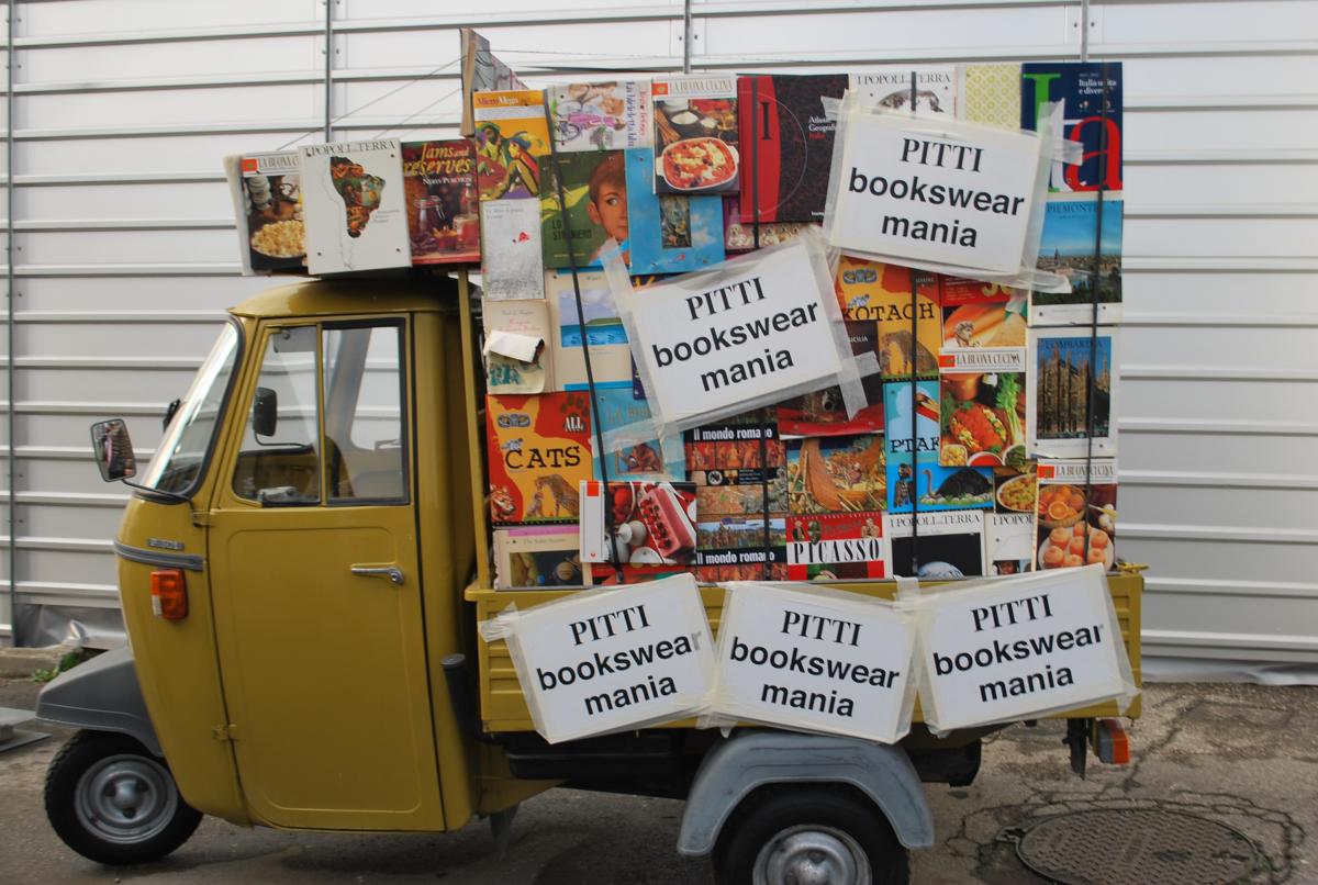 Boeken waren overal in Pitti