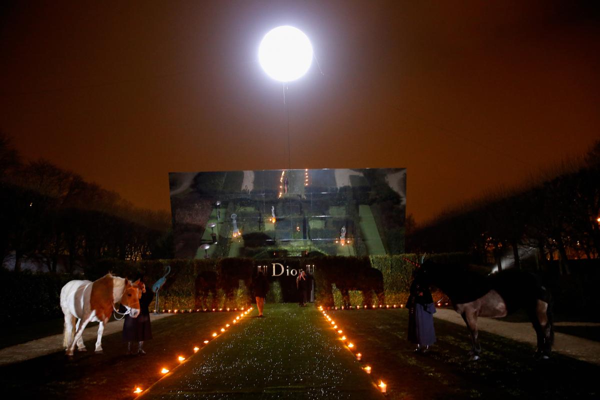 Le Bal Masqué de Dior in the garden of Musée Rodin in Paris