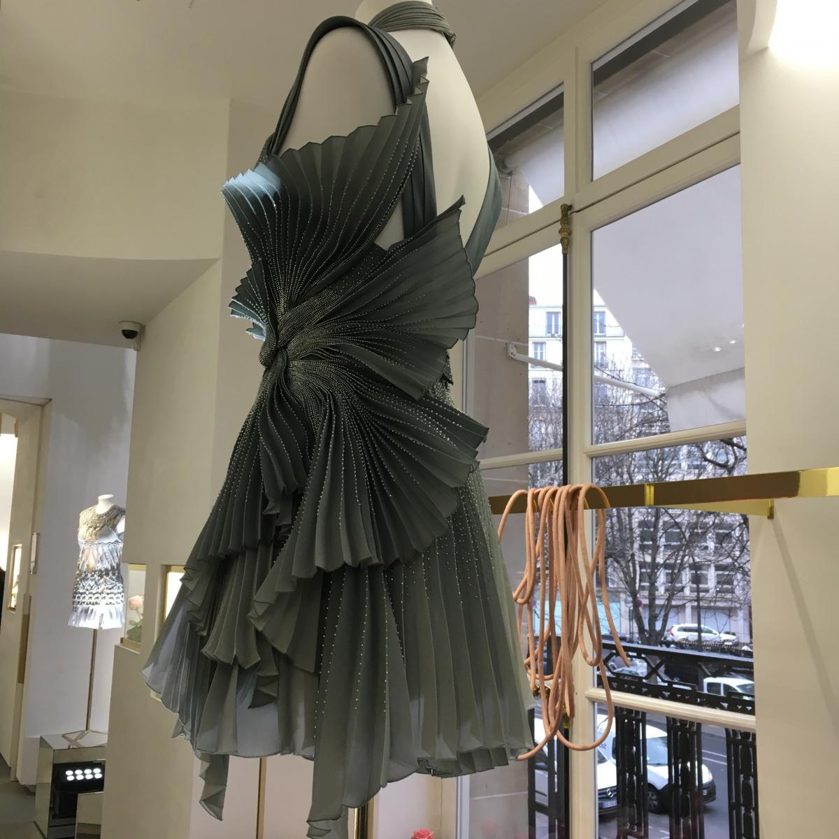 Versace Atelier ss2017 as shown in their showroom on Avenue Montaigne in Paris