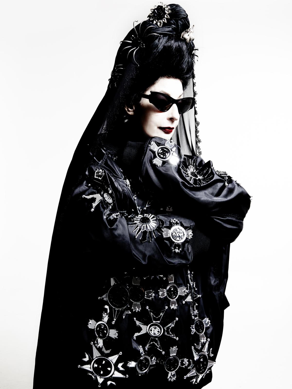 Portrait of Diane Pernet. Copyright Alan Gelati