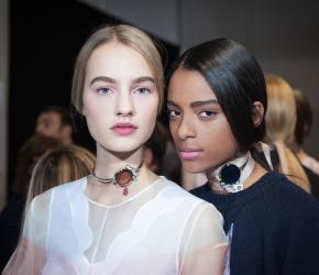 Backstage chez Dior ss2016. When Raf Simons was still in charge.