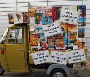 Boeken waren overal in Pitti