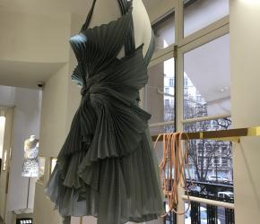 Versace Atelier ss2017 as shown in their showroom on Avenue Montaigne in Paris