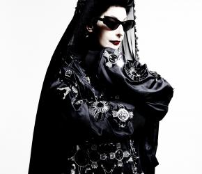 Portrait of Diane Pernet. Copyright Alan Gelati